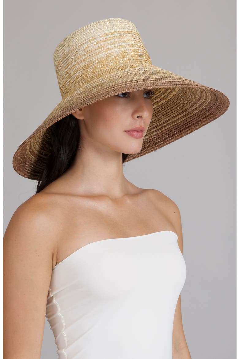Mirabel Straw Sun Hat, Alternate, color, IVORY/ NATURAL/ CARAMEL/ FAWN