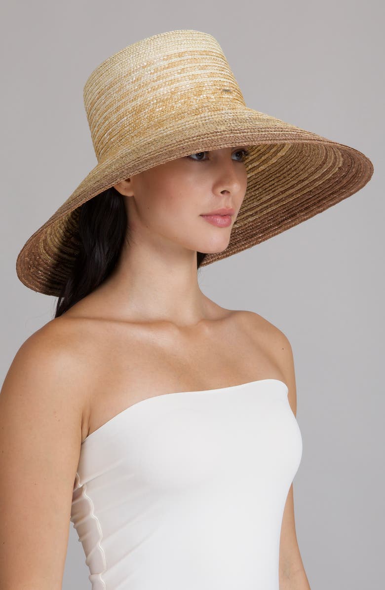 Eugenia Kim Mirabel Straw Sun Hat, Alternate, color, Ivory/ Natural/ Caramel/ Fawn