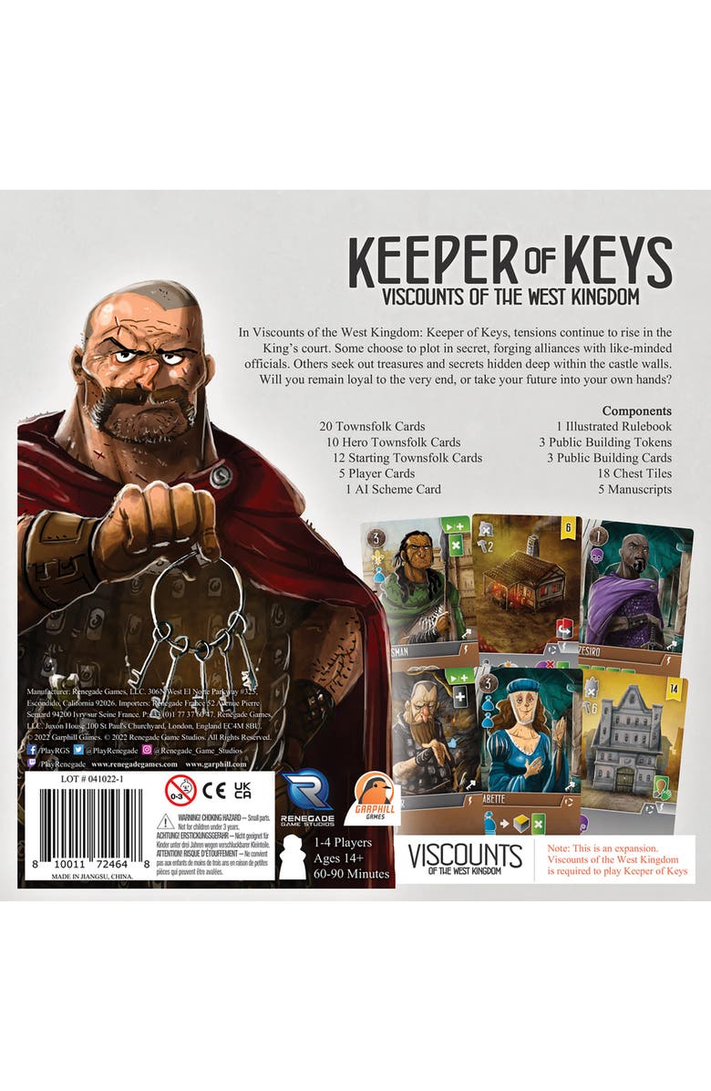 Renegade Game Studios Viscounts of the West Kingdom Strategy Board Game 14+, Alternate, color, Multicolored