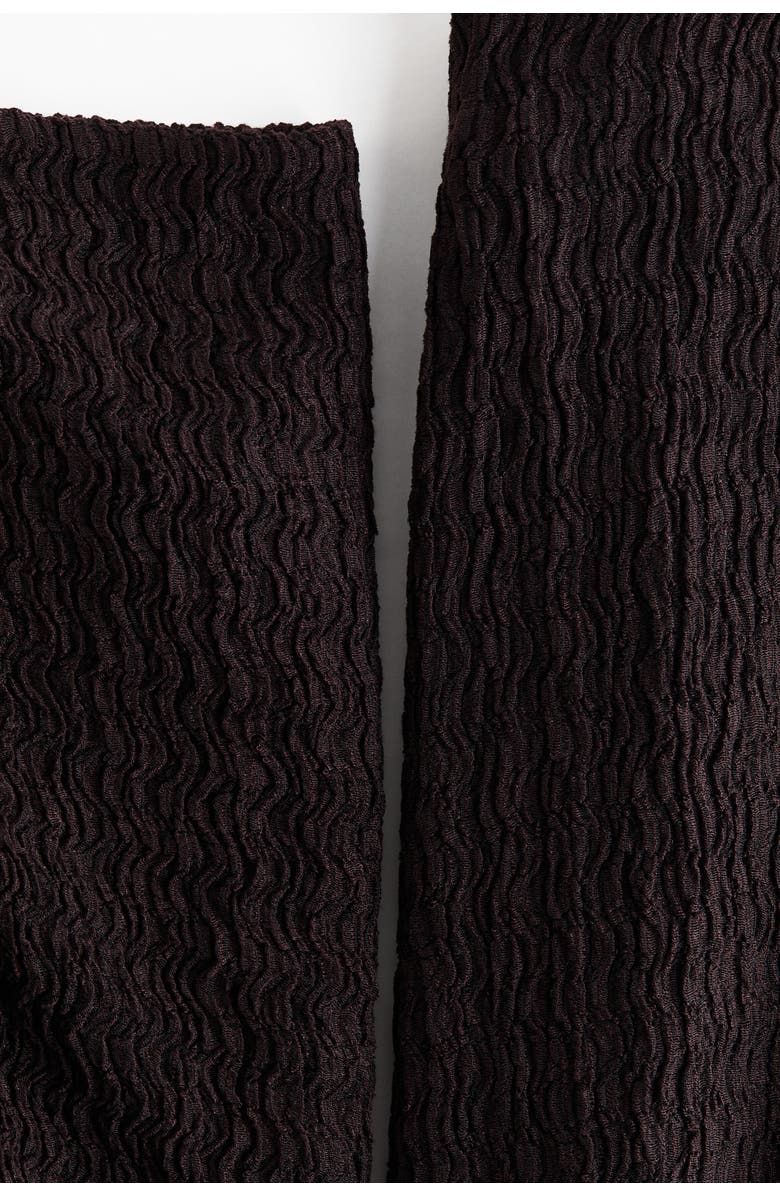 H&M Mama 2-piece Textured Jersey Set, Alternate, color, Dark Brown