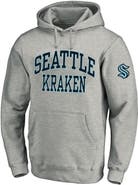 FANATICS Men's Fanatics Heather Gray Seattle Kraken Big & Tall Fleece Pullover Hoodie