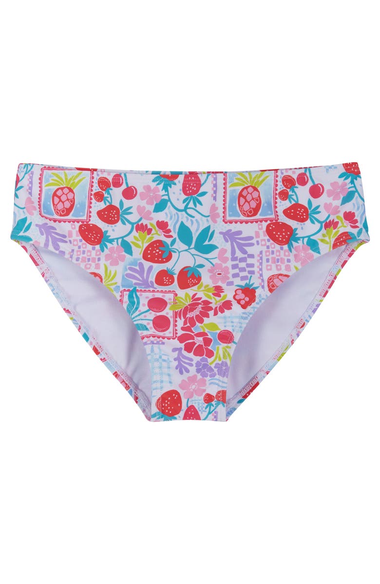 Andy & Evan Kids' Stamp Print Two-Piece Swimsuit, Alternate, color,