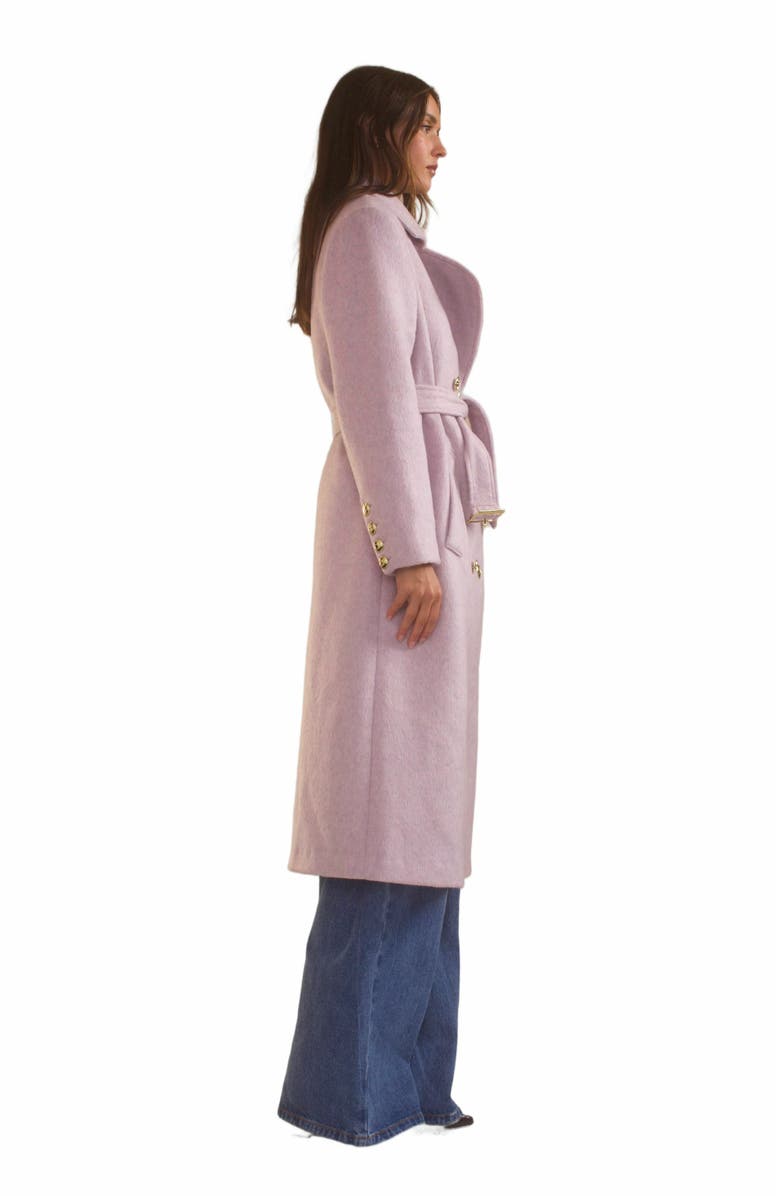Cynthia Rowley Noa Wool Cocoon Coat, Alternate, color, 