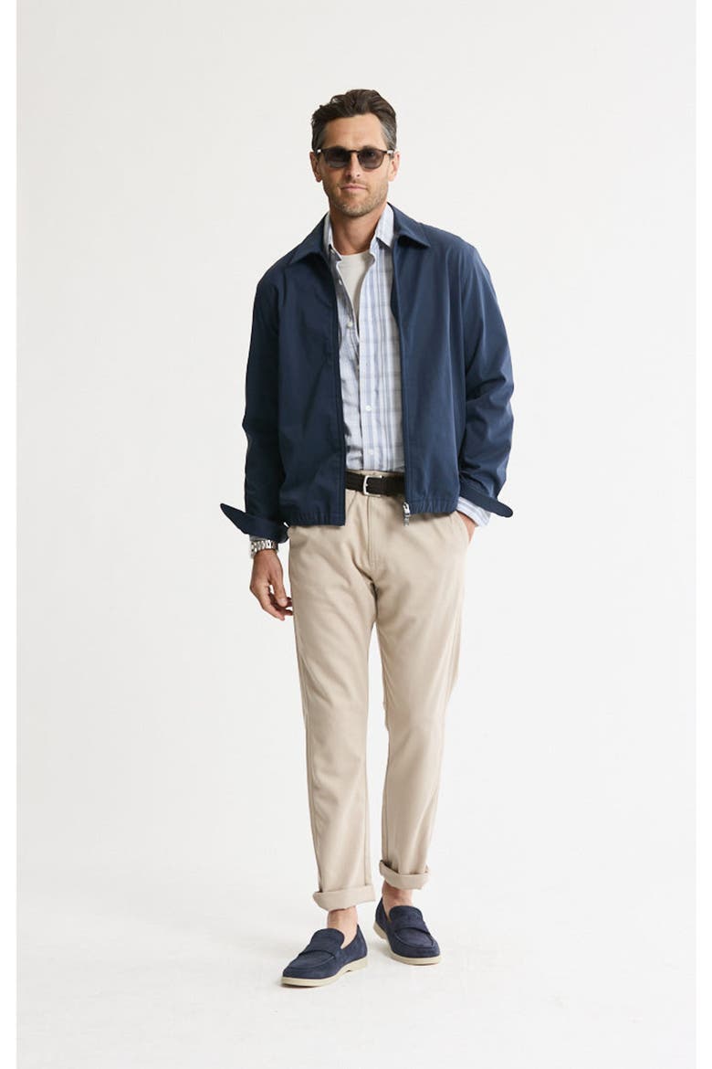 Tech Twill Zip Up Jacket, Alternate, color, Navy