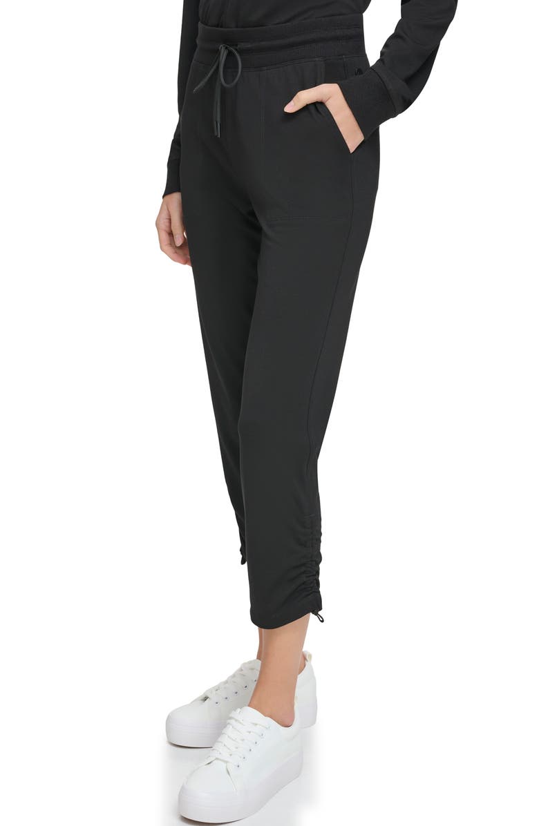 Andrew Marc Sport Cinched Hem Pull-On Pants, Alternate, color, 