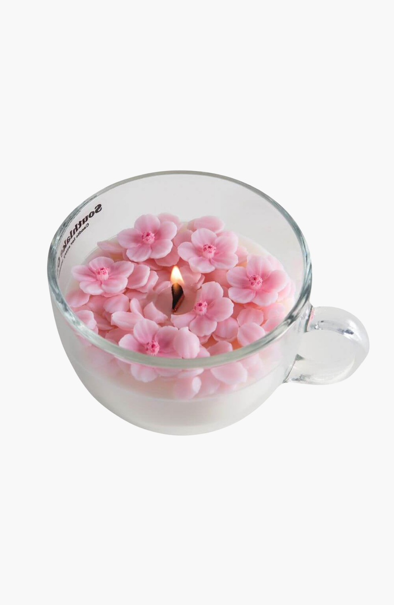 Southlake gifts Romantic Sakura Cup Scented Candle, Main, color, Sakura Light Pink