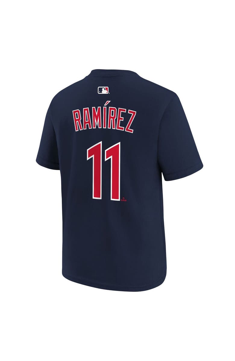 Nike Youth Nike José Ramírez Navy Cleveland Guardians Name & Number T-Shirt, Alternate, color, Navy