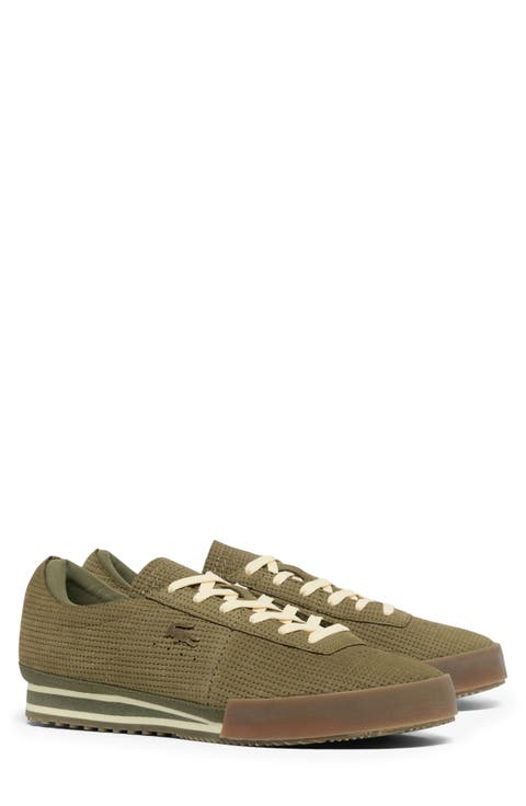Aura Embossed Leather Low Top Sneaker (Men)