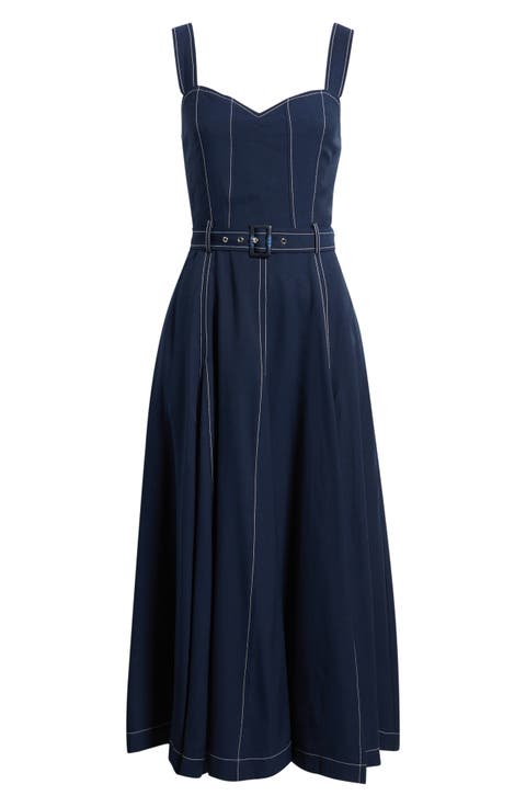 Ariena Belted Maxi Dress