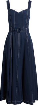 CIEBON Ariena Belted Maxi Dress