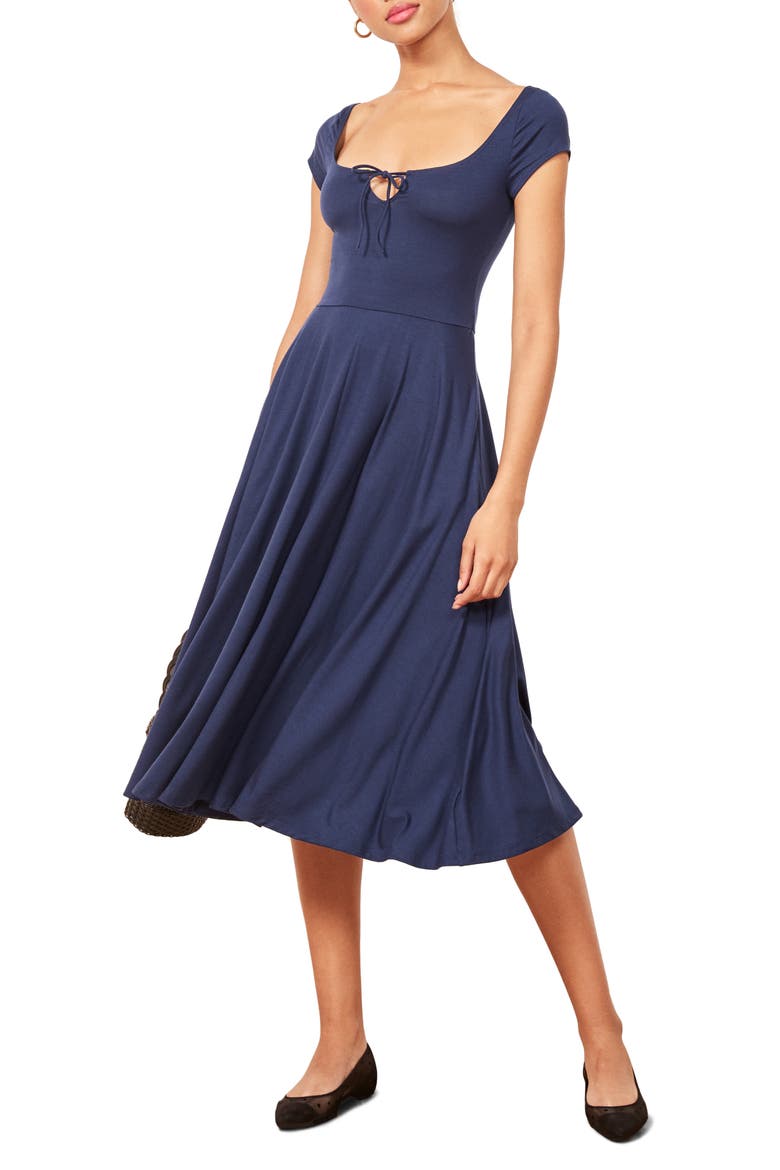 Krista Dress, Main, color, NAVY