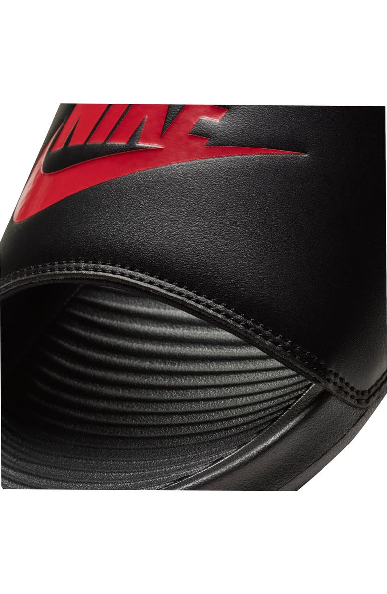 Nike Victori One Sport Slide, Alternate, color, Black/ University Red/ Black