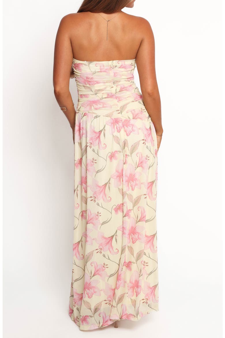 Calypso A-Line Gown, Alternate, color, YELLOW FLORAL