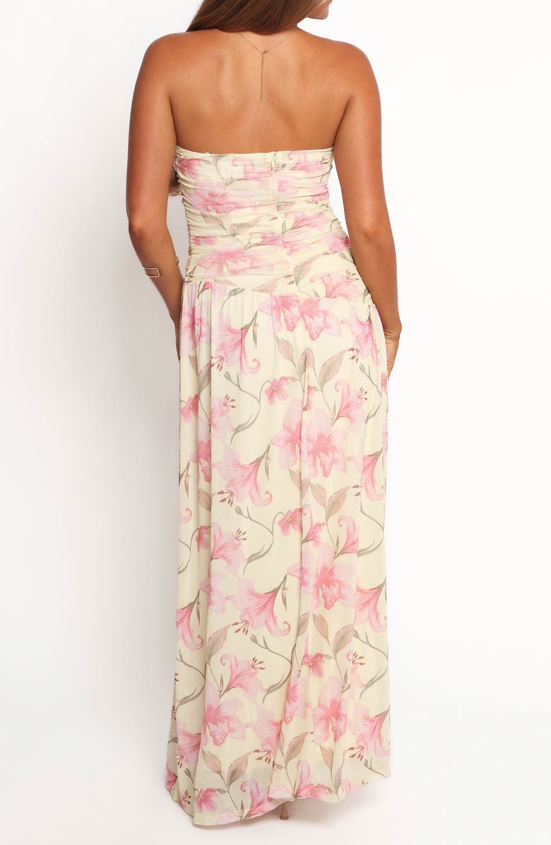 Petal & Pup Calypso A-Line Gown, Alternate, color, Yellow Floral