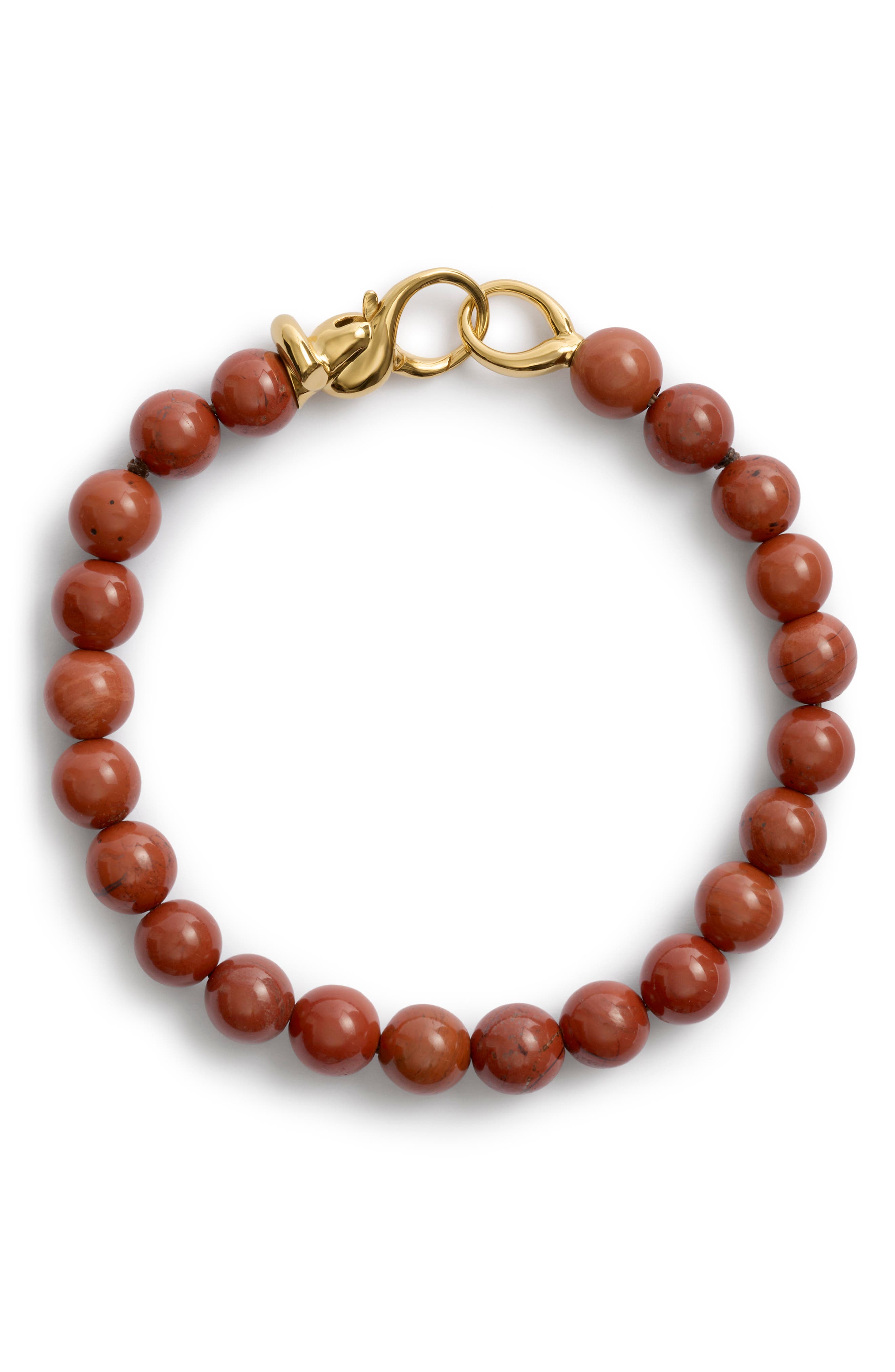 selected 18K GOLD VERMEIL / RED JASPER