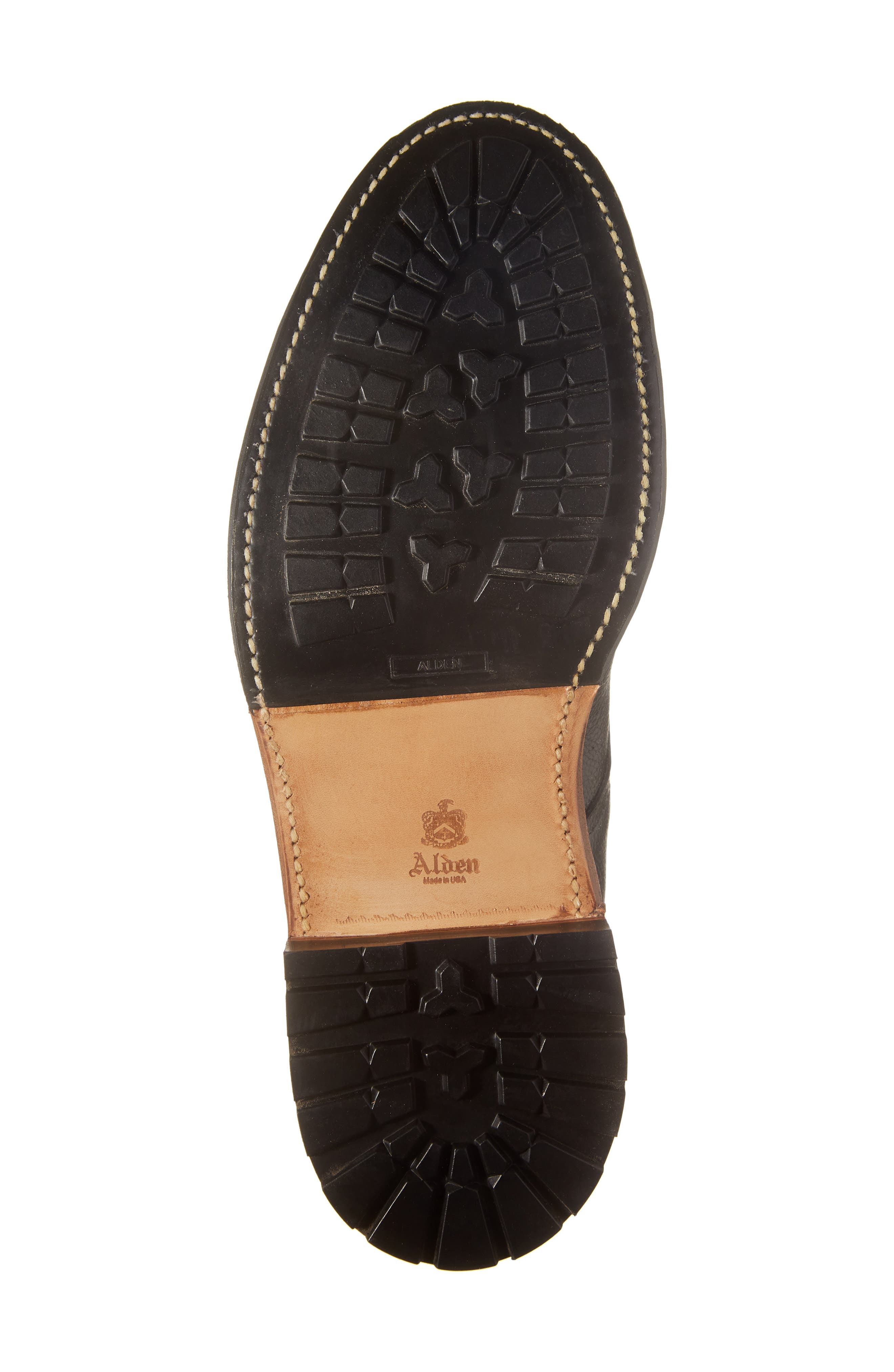 Alden Apron Toe Blucher, Alternate, color, Black