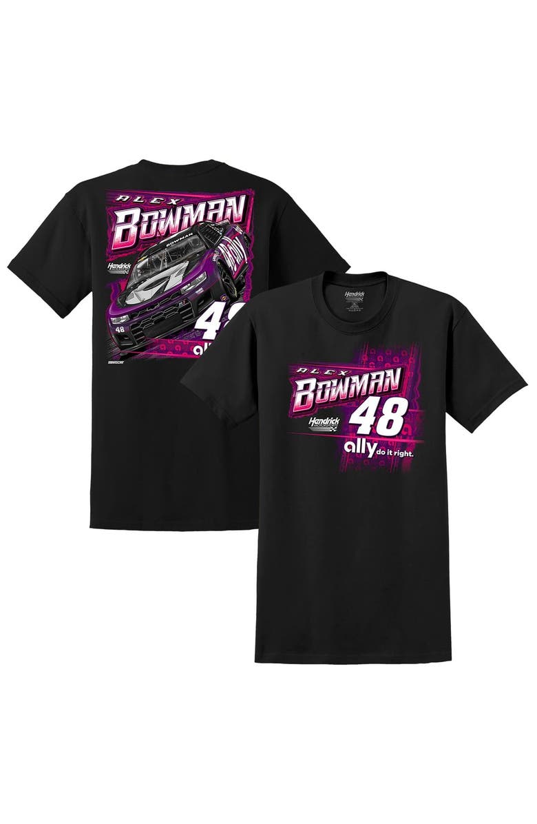 HENDRICK MOTORSPORTS TEAM COLLECTION Men's Hendrick Motorsports Team Collection Black Alex Bowman Car T-Shirt, Main, color, Black
