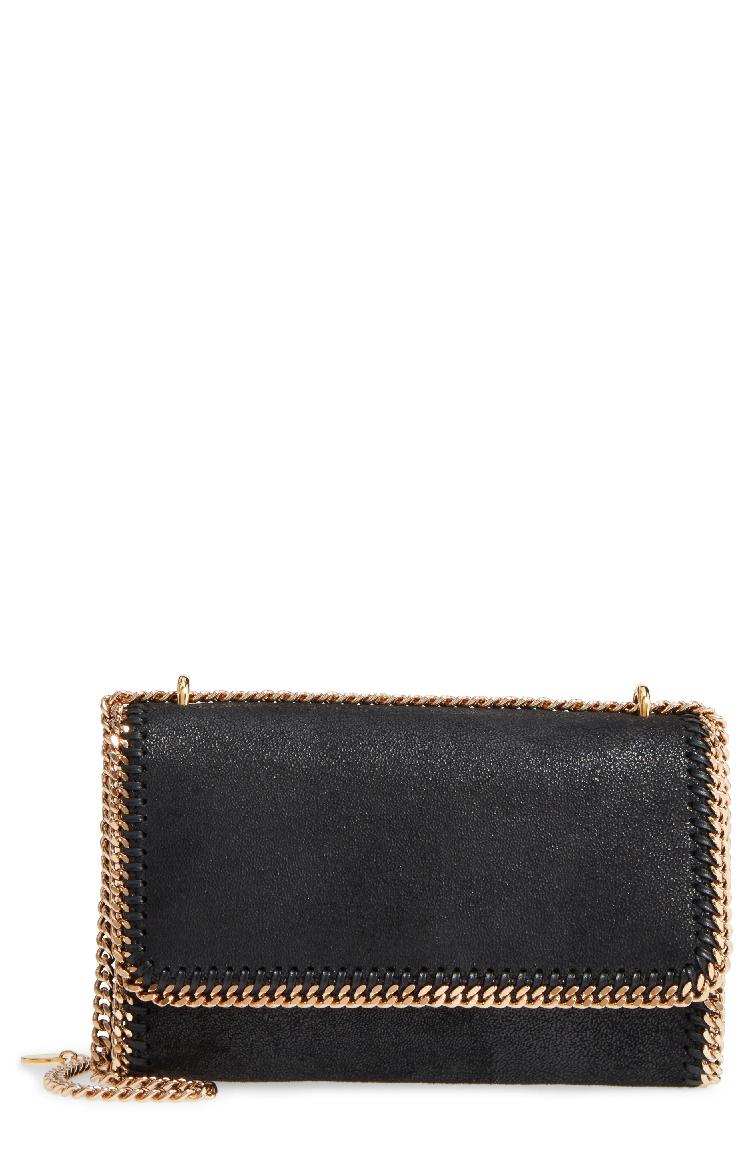 Stella McCartney Falabella Shaggy Deer Faux Leather Shoulder Bag, Main, color, 