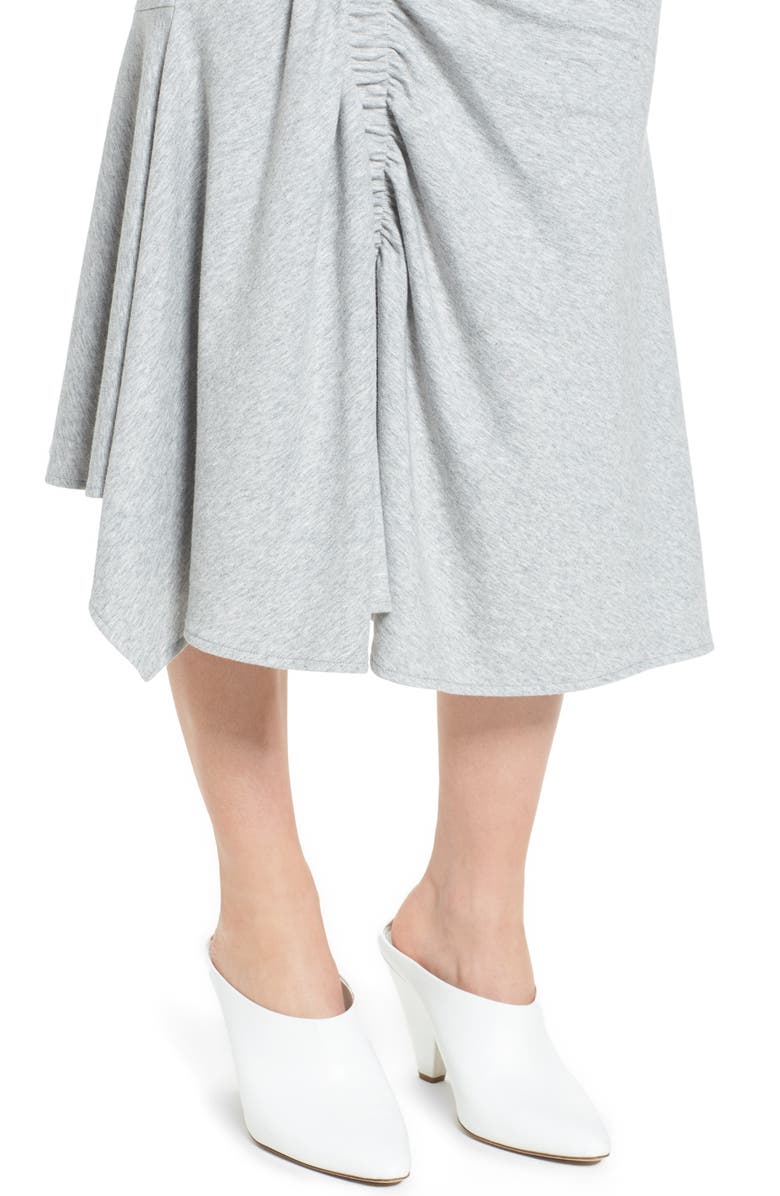 Chelsea28 Ruched Fluted Midi Skirt, Alternate, color,