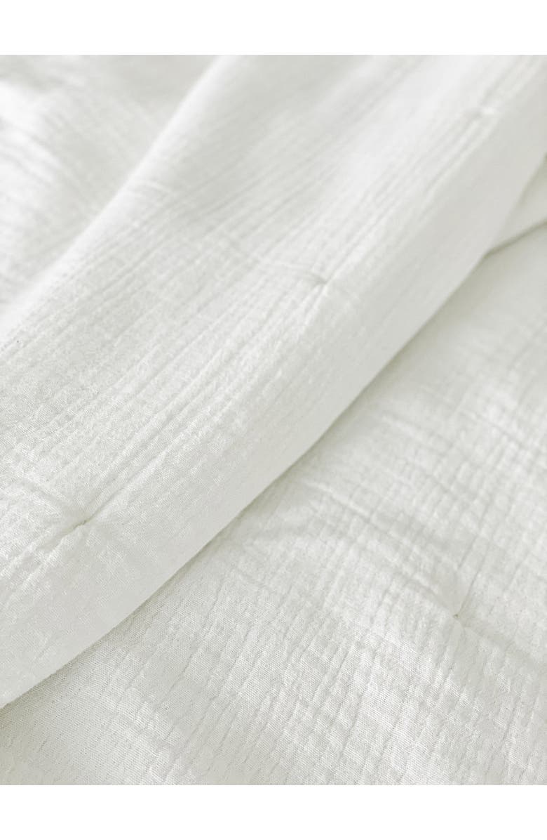 Anaya Easy Cotton Gauze Quilt & Pillow Set, Alternate, color, Beige