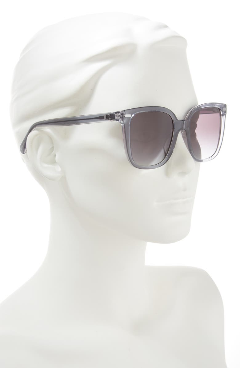 COACH 54mm Gradient Square Sunglasses, Alternate, color,