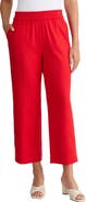 Jones New York Slash Pocket Crop Straight Leg Pants