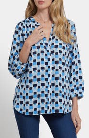NYDJ Pintuck Top