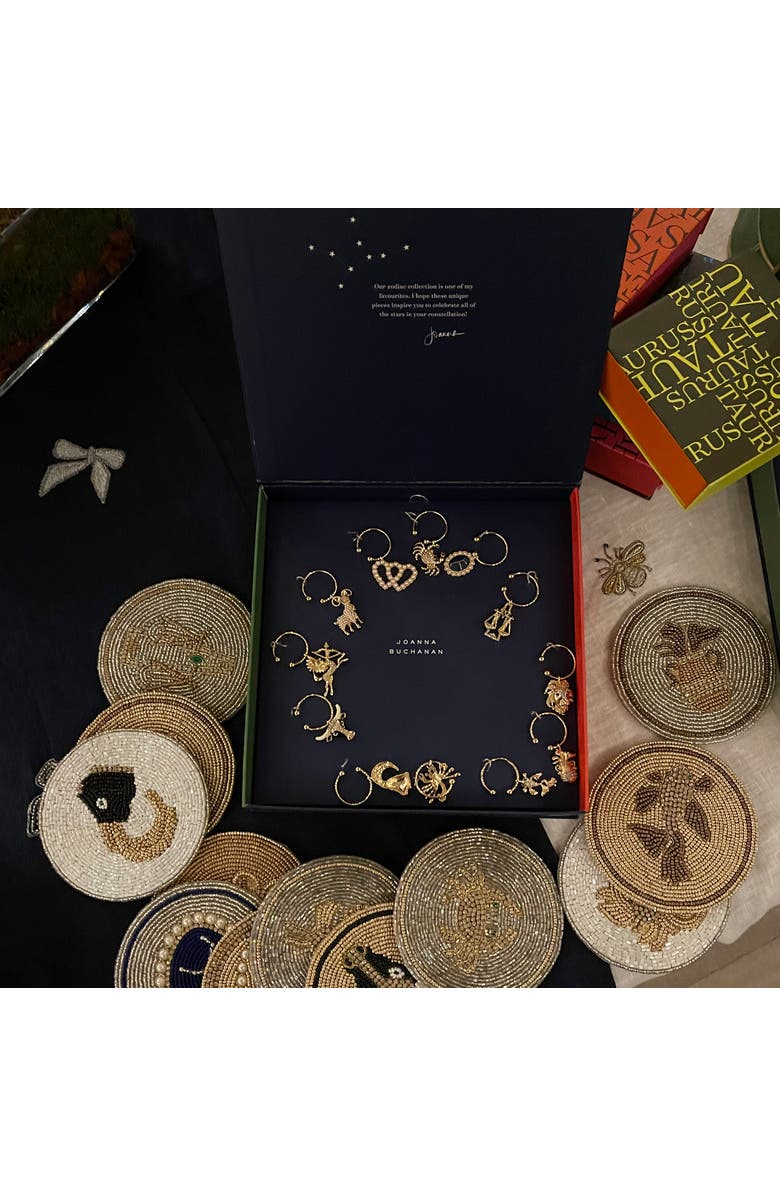 Joanna Buchanan Celestial wine charms, Alternate, color, Gold