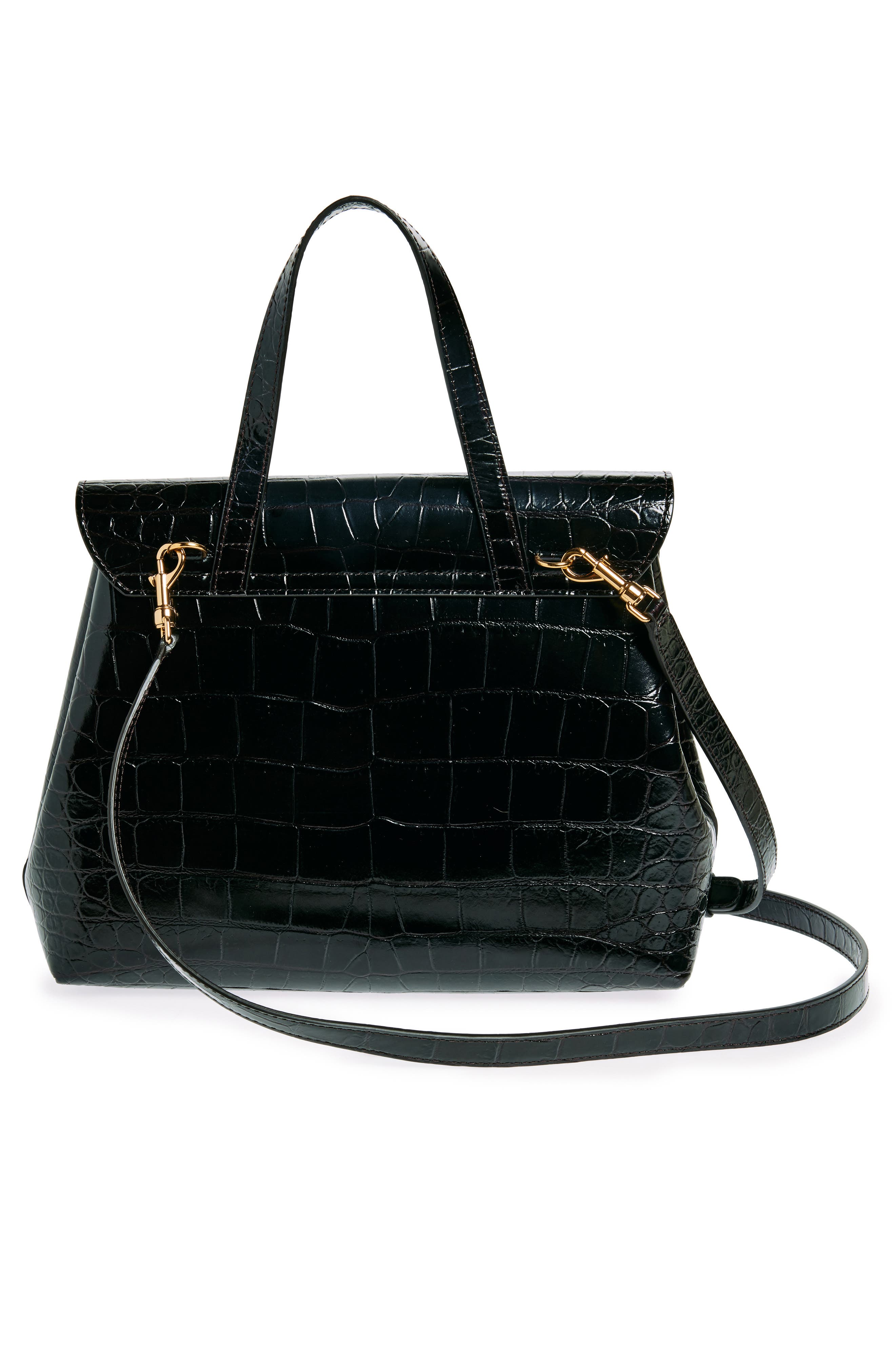 Mansur Gavriel Soft Lady Leather Bag, Alternate, color, Chocolate