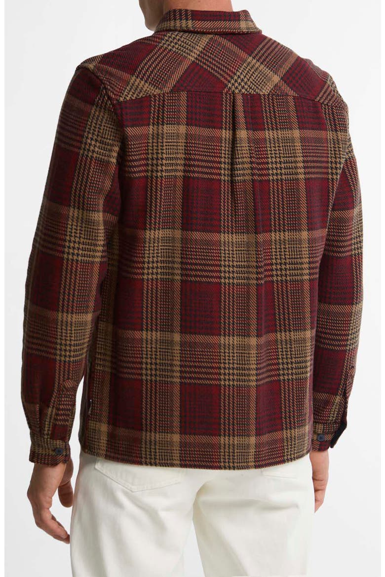 Millom Relaxed Houndstooth Shirt, Alternate, color, RED
