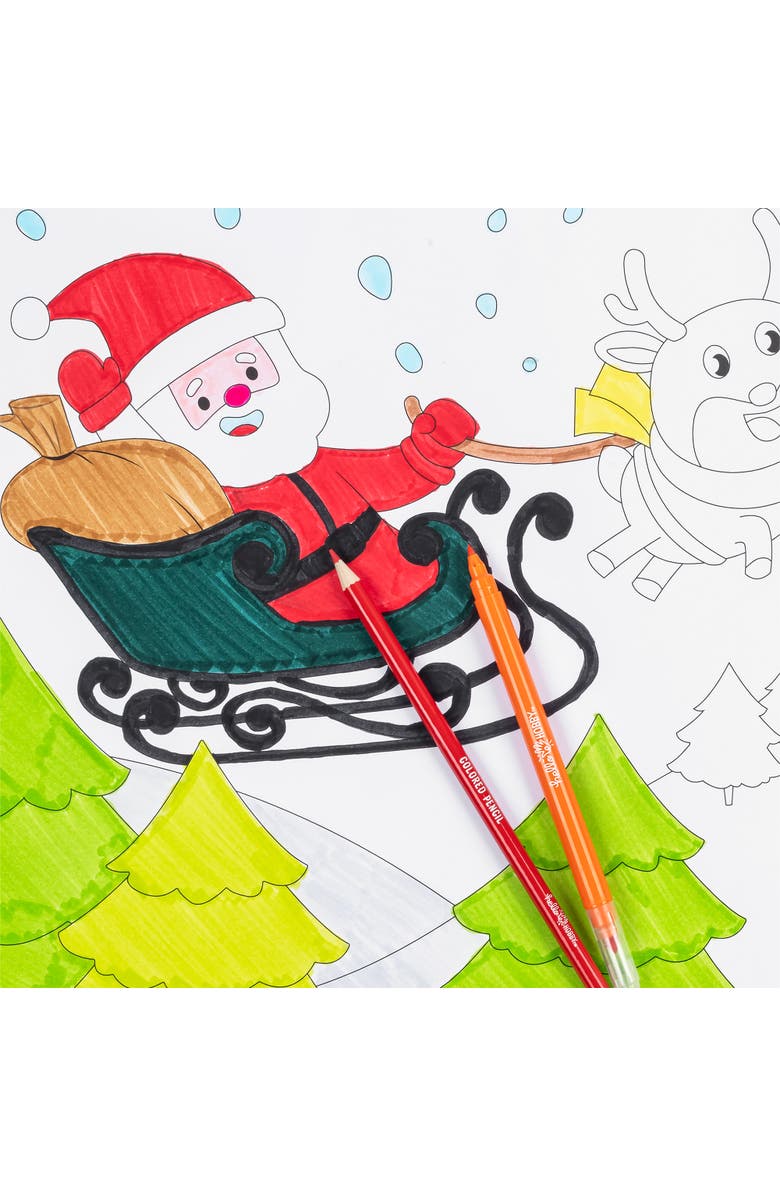 Little Yellow Bicycle Christmas Coloring & Activity Pad Themed Coloring Set, Alternate, color, 