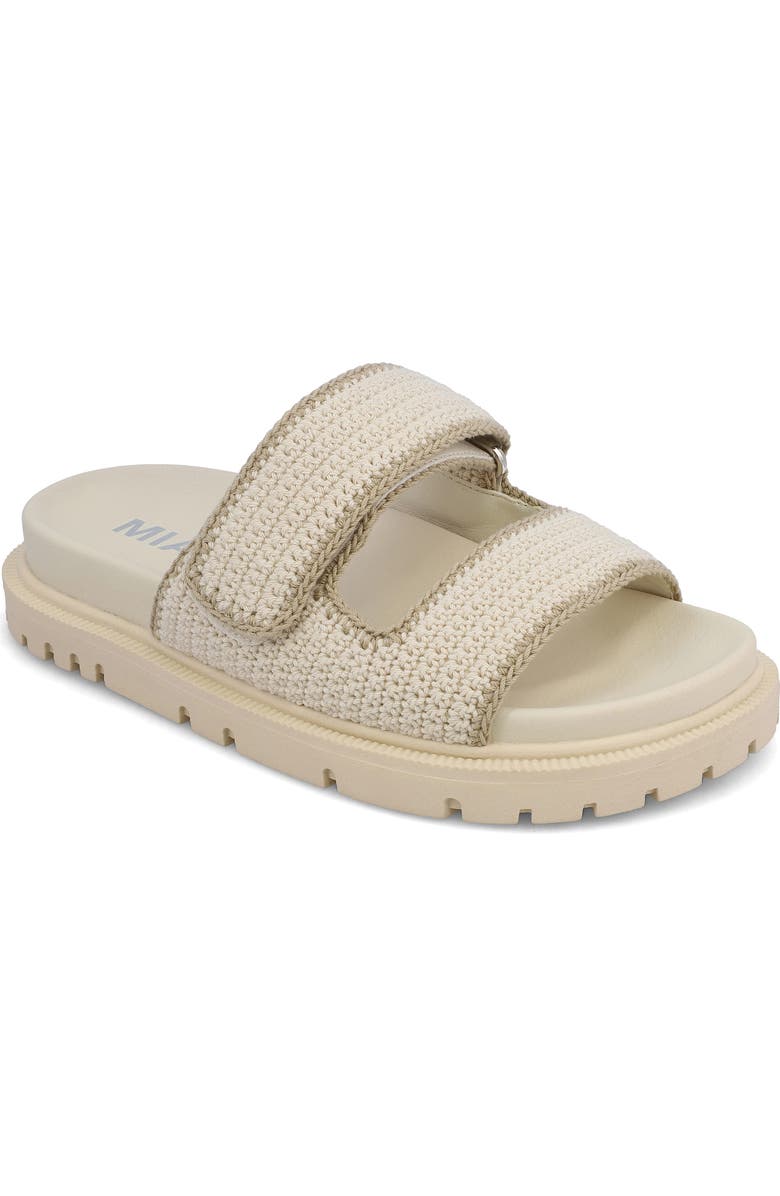 MIA Gabri Knit Sandal, Main, color, Bone/ Sand