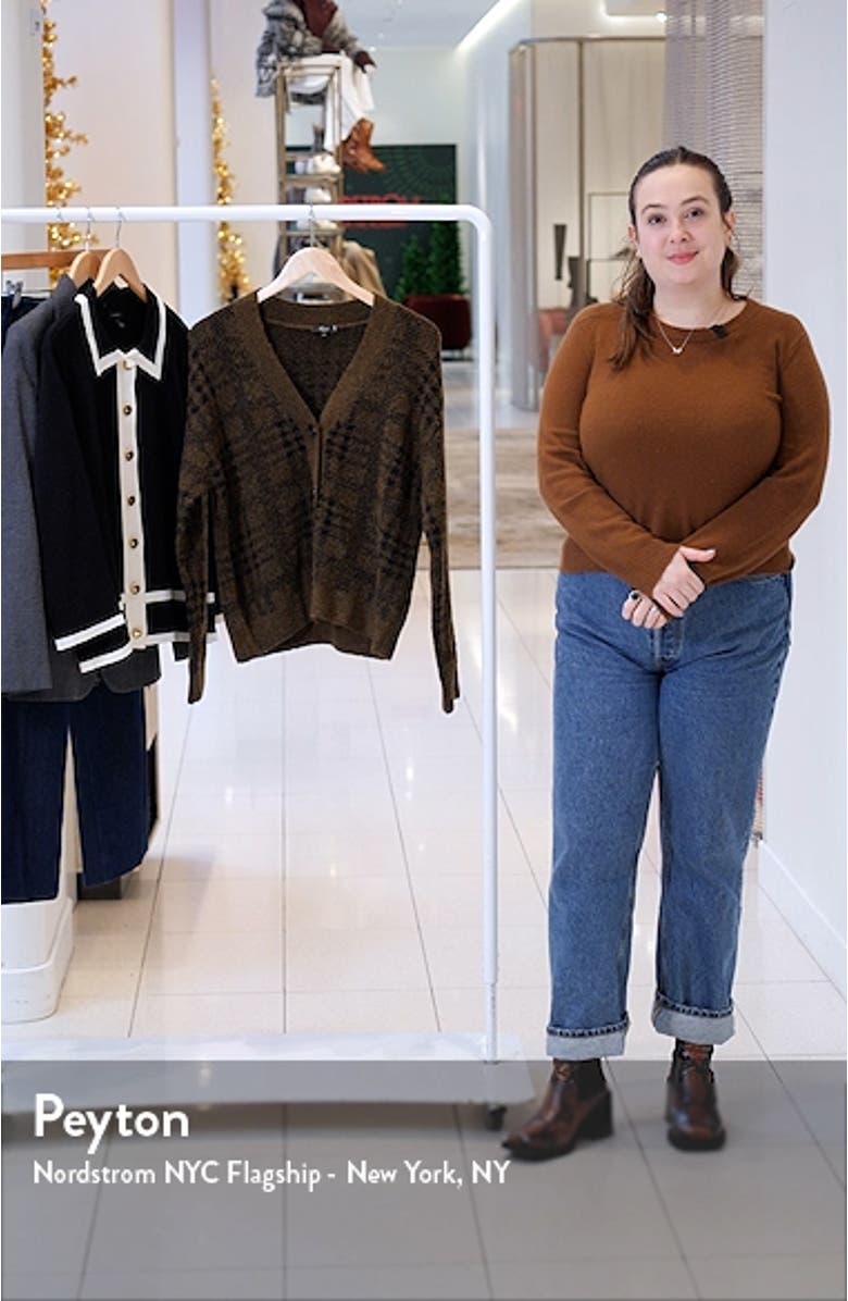 Reese Plaid Cardigan, sales video thumbnail