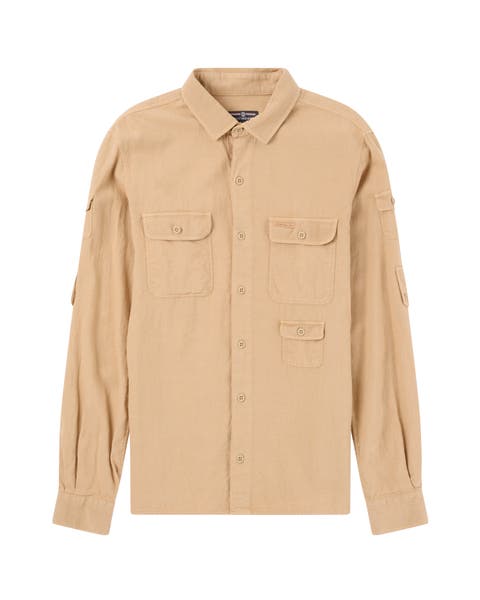 Traveller's Linen Shirt Mens