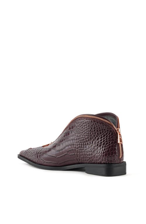 United Nude Stacy Lo Boot In Burgundy