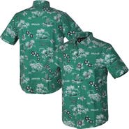 Reyn Spooner Men's Reyn Spooner Green Philadelphia Eagles Throwback Kekai Performance Button-Down Shirt