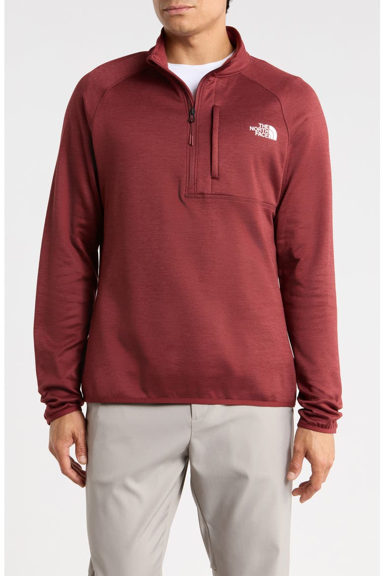 Canyonlands Quarter Zip Pullover, Main, color, SUMAC HEATHER