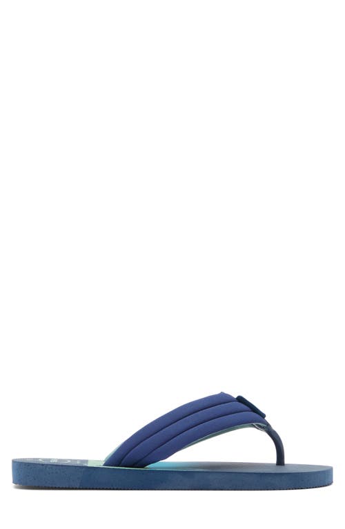 Havaianas Print Flip Flop In Indigo Blue