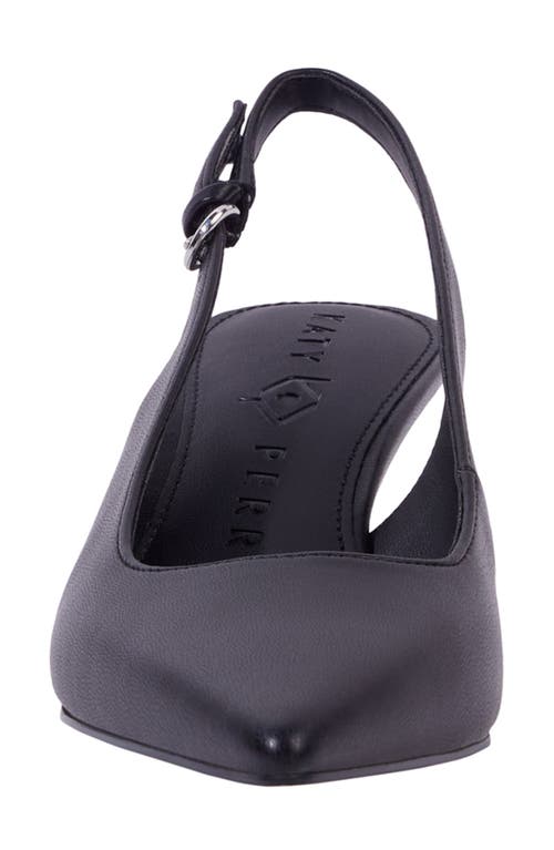 Katy Perry The Oceanview Pointed Toe Slingback Pump In Black