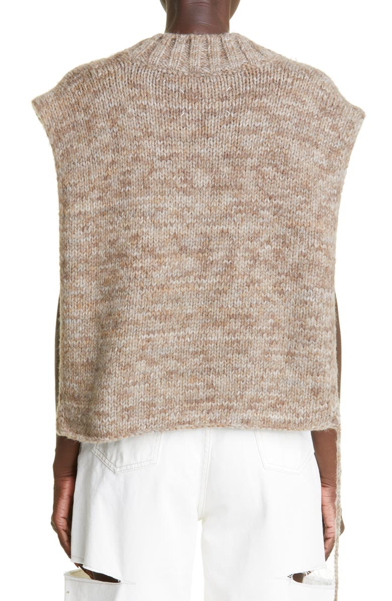 Maison Margiela Alpaca, Cotton & Wool Sweater Vest, Alternate, color,