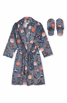 SLEEP ON IT Kids' Fleece Robe & Slippers Set