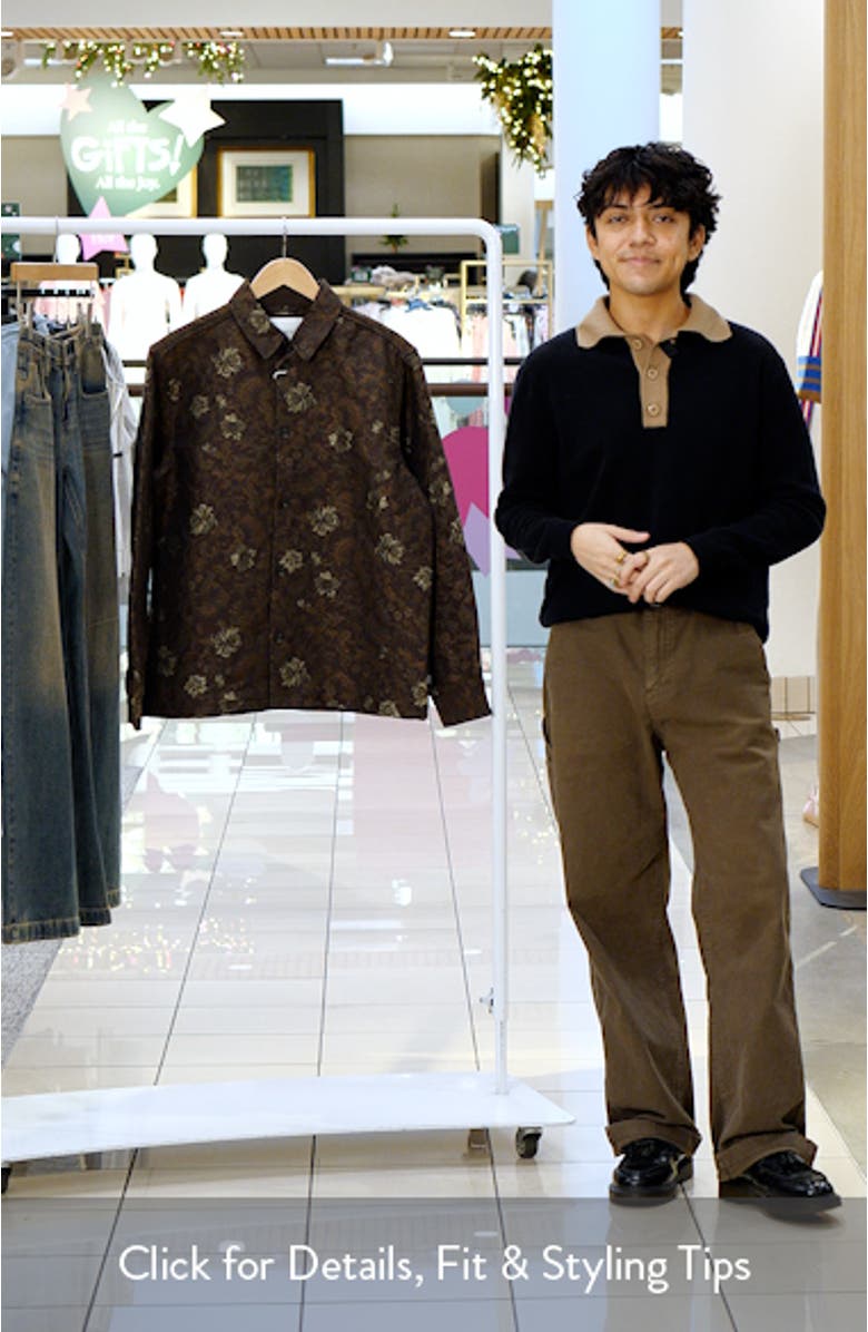 Kaleb Jacquard Overshirt, sales video thumbnail