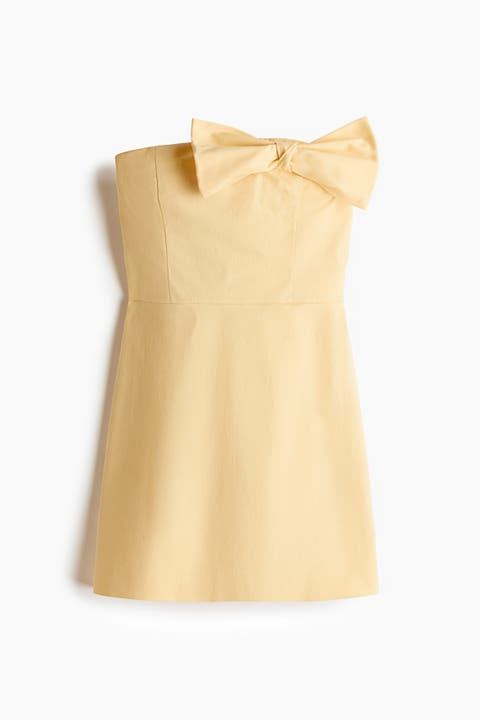 Bow-detail Bandeau Dress