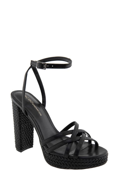 Orisa Ankle Strap Platform Sandal (Women)