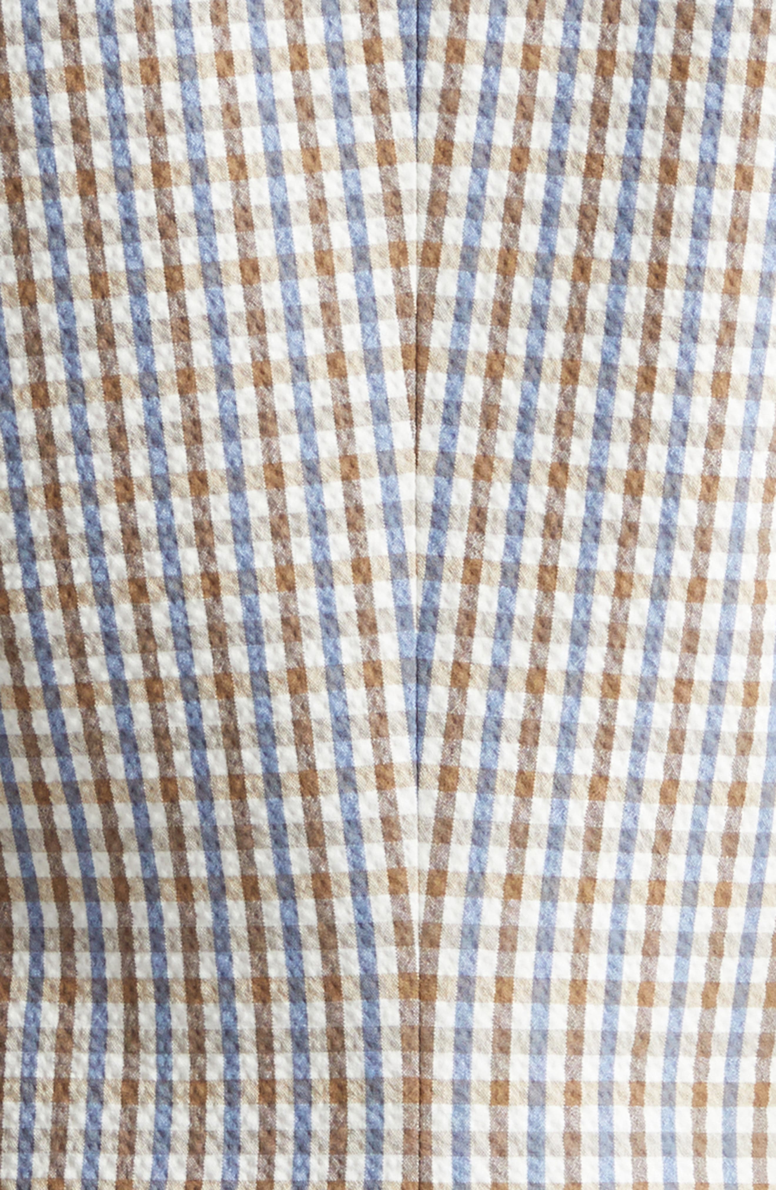 Женские Veronica Beard Clayton Check Stretch Cotton Dickey Jacket — фото 8