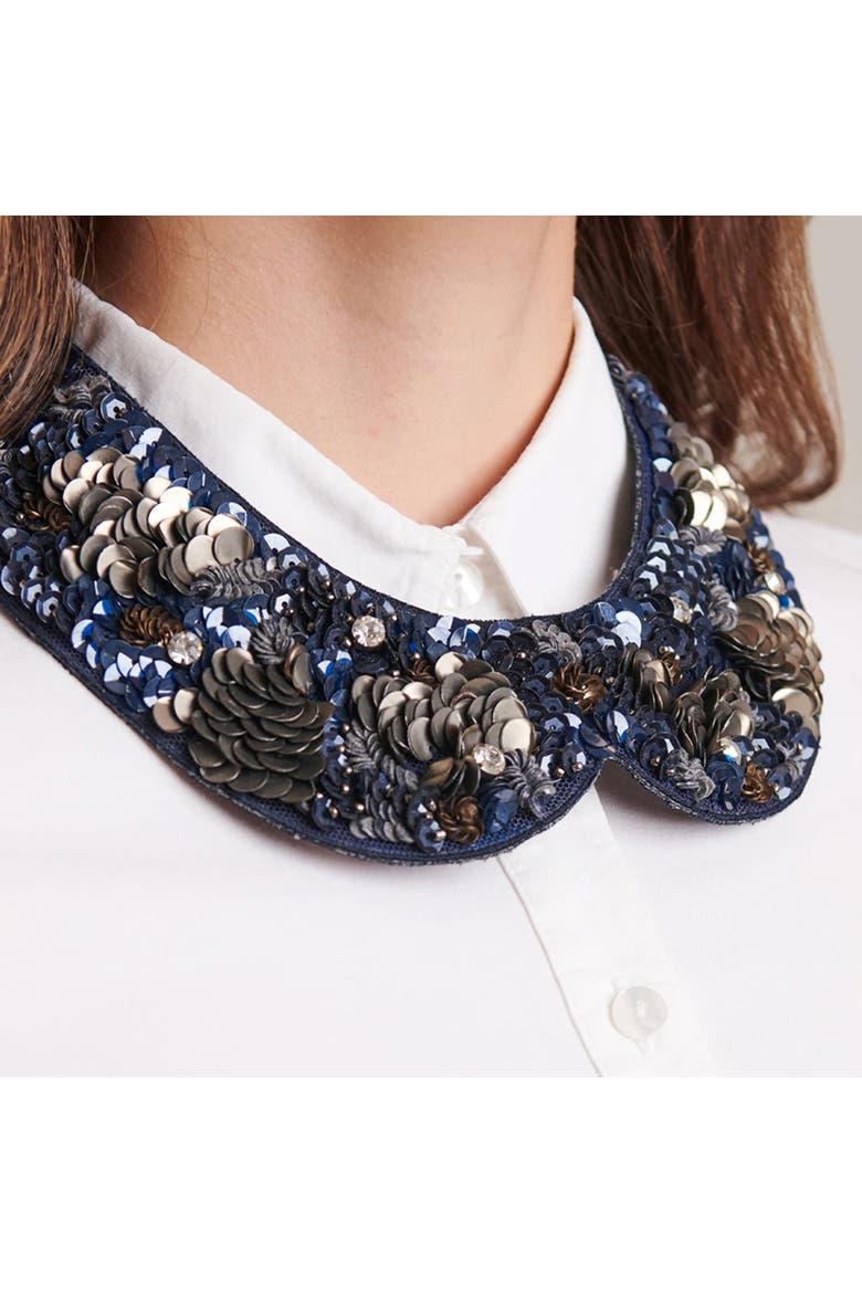 Satin Collar, Alternate, color, Blue