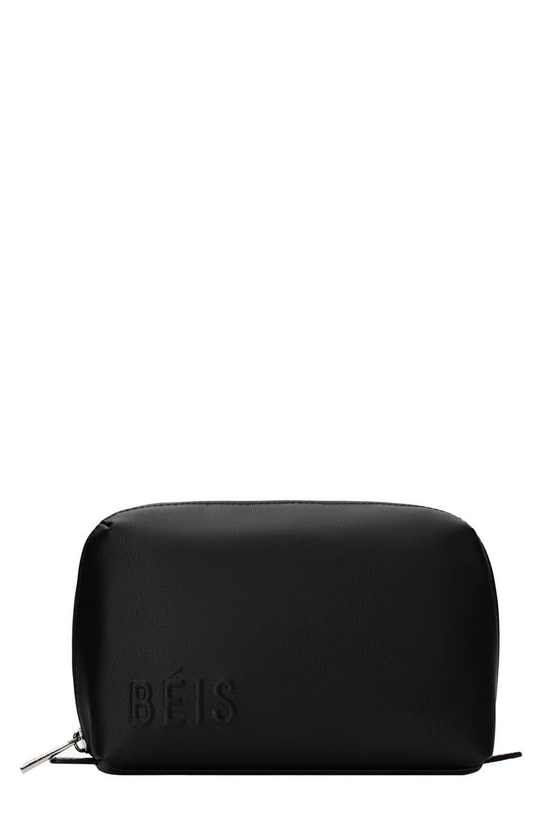 The Small Cosmetic Pouch, Main, color, BLACK