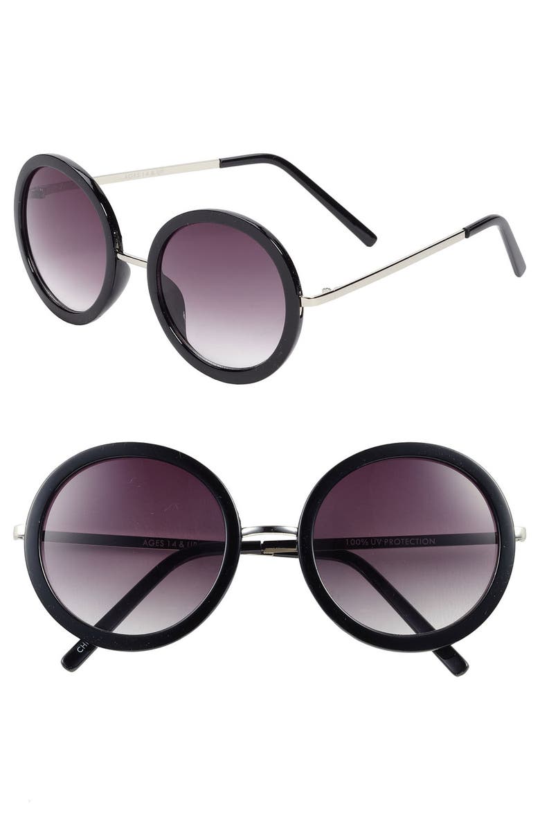 FantasEyes Fantas Eyes Round 51mm Sunglasses, Main, color, 