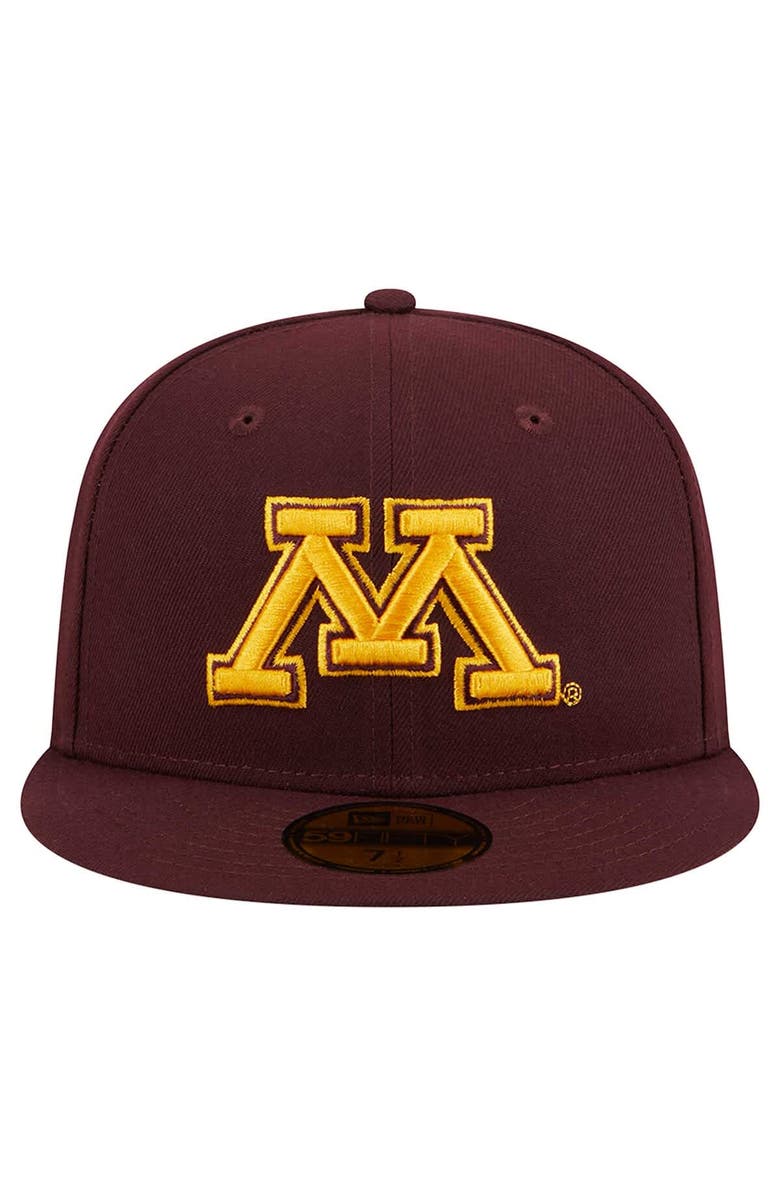New Era Men's New Era Maroon Minnesota Golden Gophers 59FIFTY Fitted Hat, Alternate, color, Maroon