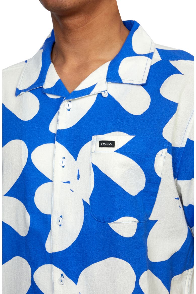 Bailey Elder Floral Short Sleeve Button-Up Camp Shirt, Alternate, color, FLORAL